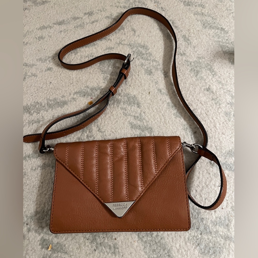 Rebecca minkoff brown crossbody wallet